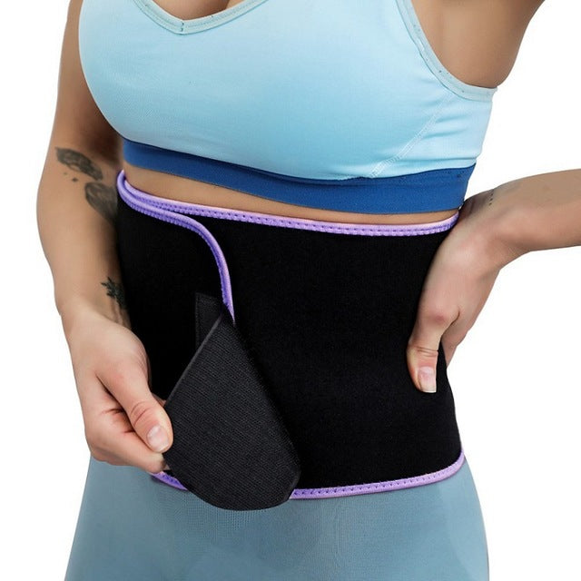 Waist / Arms / Thigh Belt Rubber Adjustable Sweating Slimming Wrap Brace Body Building Fitness Sportswear Accessories