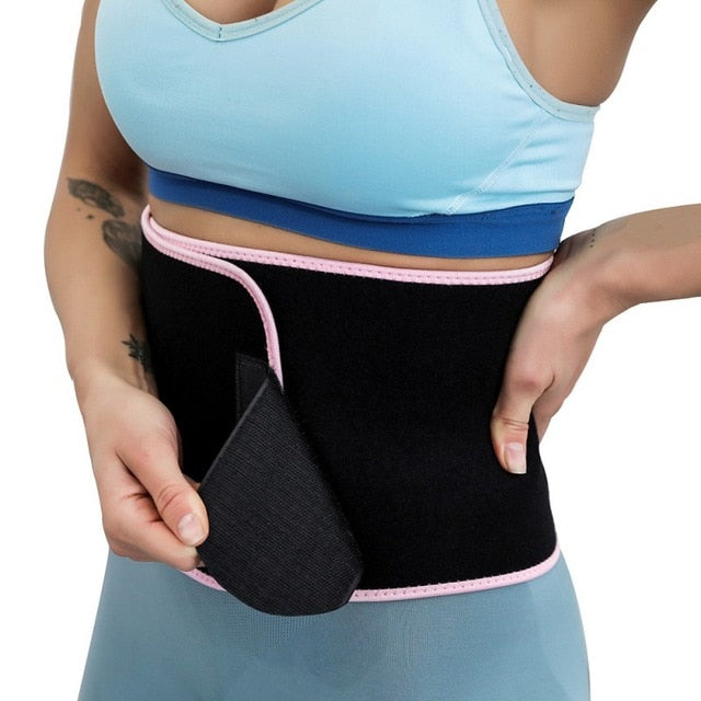 Waist / Arms / Thigh Belt Rubber Adjustable Sweating Slimming Wrap Brace Body Building Fitness Sportswear Accessories