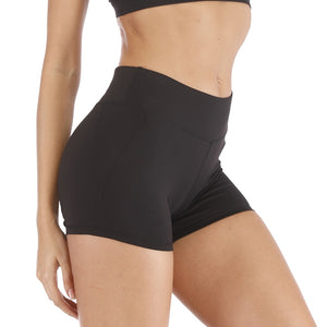 Ms High Waist Sports Short Workout Running Fitness Leggings Female Yoga Shorts Gym Yoga Leggings With Side Pocket