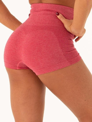 Zhangyunuo Seamless Gym Shorts Women High Waist Wicking Jogging Trousers Fitness Running Active Shorts Workout Clothes for Women