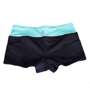 Women Yoga Shorts Gym Wear Ladies Fitness Summer Spandex Lulu Pocket Sport Shorts For Women Tight Short Workout Leggings Riding