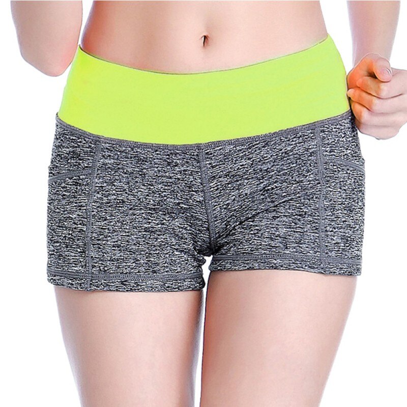 5 Colors Gym Running Sport Sexy Womens Shorts Brand Fitness Sport Short Femme Wicking Jogging Trouser Women Yoga Shorts