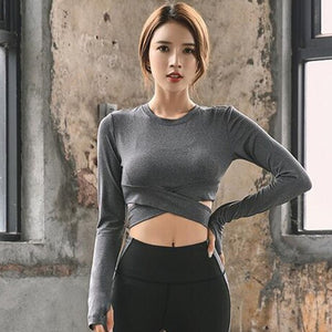 Women's Sports Wear For Fitness Women Jersey Seamless Long Sleeve Gym Woman Sport Shirt Yoga Top Female Workout Tops T-shirt