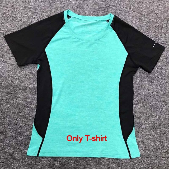 5 colors Women's sportswear Yoga Set sports set Fitness Gym set Running Tennis Shirt+Pants Yoga Leggings Jogging Workout suit