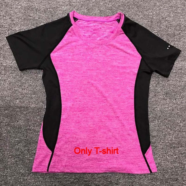 5 colors Women's sportswear Yoga Set sports set Fitness Gym set Running Tennis Shirt+Pants Yoga Leggings Jogging Workout suit