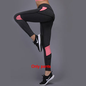 5 colors Women's sportswear Yoga Set sports set Fitness Gym set Running Tennis Shirt+Pants Yoga Leggings Jogging Workout suit