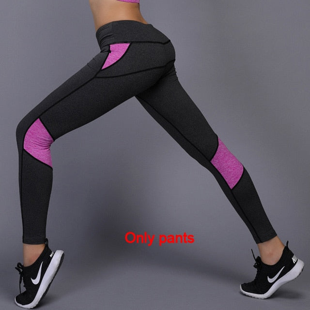 5 colors Women's sportswear Yoga Set sports set Fitness Gym set Running Tennis Shirt+Pants Yoga Leggings Jogging Workout suit