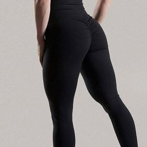 2019  Women's Clothing Sexy Hip High Waist Temperament Leggings Sport Women Fltness Thermal Workout Black Leggings Activewear