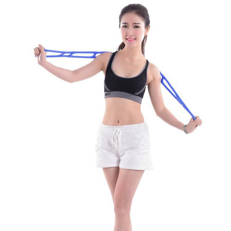 Elastic Porous Bands Foldable Resistance Adding Pull Rope Muscle Workout Expansion Rubber Stretch Rope Fitness Gym Accessories