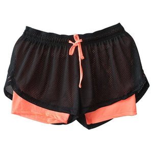 Yoga Shorts Women Fitness Elastic Running Workout Short Leggings Gym Sport Breathable Mesh Side Panels Shorts8