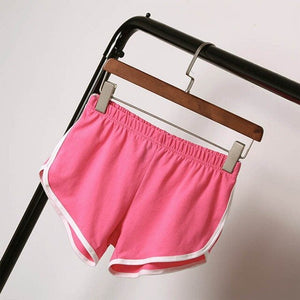 Women Shorts Summer Women's Sports Shorts Gym Workout Waistband Skinny Yoga Short Gym Fitness Running Shorts