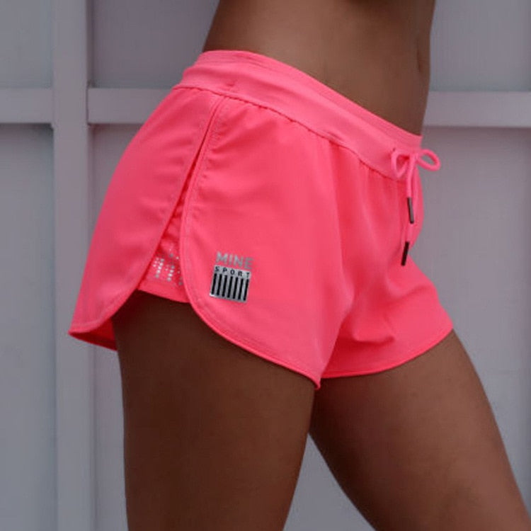 2019 Female Anti Exposure Fitness Shorts Running Activewear For Women Yoga Workout Athletic Shorts Sports Wear For Women Gym